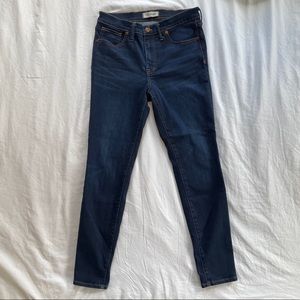 Madewell, 9" Mid-Rise Skinny Jeans, Dark Denim, 28R